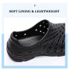 Mens Womens Garden Clogs Shoes Casual Slip on Sandals Quick Drying Slippers Summer Beach EVA Water Shoes Black 42 view 3