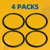 (4-Pack) CALPALMY 26" x 1.75/2.125 Road and Mountain Bike Inner Tubes with Schrader Valve 32mm for Road/Mountain Bikes Like Schwinn Koen, Elm, High Timber More. view 2