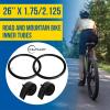 (4-Pack) CALPALMY 26" x 1.75/2.125 Road and Mountain Bike Inner Tubes with Schrader Valve 32mm for Road/Mountain Bikes Like Schwinn Koen, Elm, High Timber More. view 3