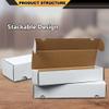 CNNELL 25 Storage Boxes LOT 800 Count Ct Sports Cards Trading White Max Pro Shipping view 3