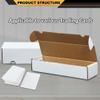 CNNELL 25 Storage Boxes LOT 800 Count Ct Sports Cards Trading White Max Pro Shipping view 4