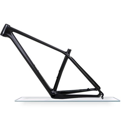 Bike Frame Carbon 27.5er/29er Hardtail Mountain Bike Frame 15''/17''/19'' Disc Brake BikeFrame QR135mm BB92 Internal Routing (Color : Matte Black, Size : 27.5x15'')