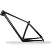 Bike Frame Carbon 27.5er/29er Hardtail Mountain Bike Frame 15''/17''/19'' Disc Brake Bike Frame QR135mm BB92 Internal Routing (Color : Matte Black, Size : 27.5x17'') view 1