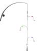 SENYUBBY High Strength 7 Strands Steel Wire Leader Rigs with Hooks Swivels Snap Connect,Saltwater Fishing Assecories Steel Wire Leader with Nylon-Coating view 1