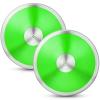 Wettarn 2 Pcs 1. 6 kg Sports Training Discus for Junior High School Students Teen Boys Girls Graduation Gifts for Discus Track and Field Discuses Track and Field Equipment Men Women(Green) view 1