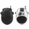Nirelief Anti-Theft Portable Combination Lock, Cute Cow Design, Black, 3 Digit Password, Versatile, Durable, ABS Engineering Plastic view 2