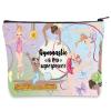WZMPA Gymnastics Cosmetic Bag Gymnastics Team Gifts Gymnastic Is My Super Power Makeup Zipper Pouch Bag For Gymnastics Class Teacher (Gymnastic power) view 1