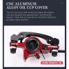 MirOdo Mountain Bike Bicycle Hydraulic Disc Brake Set Dual-Piston Scooter Disc Brake with Left Front 800mm Right Rear 1450mm Brake Hose Aluminum CNC Hydraulic Disc Brakes (Color : Black) view 4