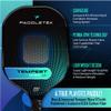 Paddletek Tempest Wave V3 Pickleball Paddle | Professional Pickleball Paddles with Polymer Honeycomb Core, ICED Carbon Fiber Surface, Tempest PolyCore & High Tack Performance Grip | USAPA Approved view 2