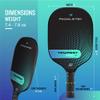 Paddletek Tempest Wave V3 Pickleball Paddle | Professional Pickleball Paddles with Polymer Honeycomb Core, ICED Carbon Fiber Surface, Tempest PolyCore & High Tack Performance Grip | USAPA Approved view 4