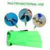 INOOMP Boys and Girls Diving Fins Snorkeling Flippers Adjustable Strap Swimming Flippers for Youth Soft Material 25-30 Sizes view 3