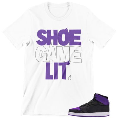 Shirt to Match - 1 Purple Black Colors