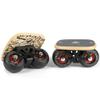FreeSkates Portable Roller Road Drift Skates Plate, Maple Deck Anti-Skid Plate, Split Skateboard with PU Wheels, high-end Bearings(Black) view 2
