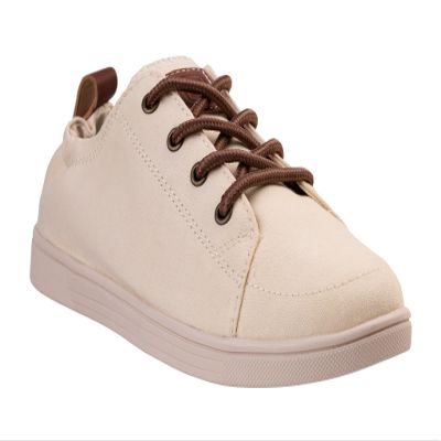 Spenco Women's Santa Clara Canvas Sneaker, Cream, 9 Wide