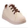 Spenco Women's Santa Clara Canvas Sneaker, Cream, 9 Wide view 1