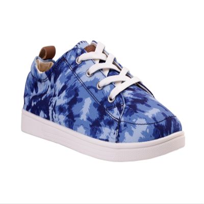 Spenco Women's Santa Clara Tie Dye Sneaker, Blue, 5.5