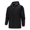 Mens Tactical Jacket Outdoor Waterproof Soft Shell Hooded Military Windbreaker Hooded Rain Coat Water Resistant Fall Winter Hiking Windbreaker Jackets Shell Raincoat with Hood On view 1