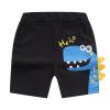 Cartoon Dinosaur Prints Shorts for Kids Toddler Boys Summer Thin Elastic Waist Pants Loose Fit Active Shorts (Black, 4-5 Years) view 1