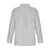 2023 Long Sleeve Summer Tops for Women Ladies Summer Tops and Blouses 2023 Fashion Cotton Linen Shirts Collared Button Down Business Casual Work Blouse Gray 4X view 4