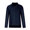 2023 Special Women's Long Sleeve Blouses Ladies Summer Tops and Blouses 2023 Fashion Cotton Linen Shirts Collared Button Down Business Casual Work Blouse Navy 3X view 4