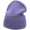 55cube Knit Cuffed Beanie for Women & Men - Stay Warm and Stylish All Season Heather Purple Beanie view 1