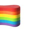 rockible Pull Buoy Pool Floating Buoyancy Swim Trainer EVA Legs and HIPS Support Leg Float for Unisex, Junior, Kids Aquatic Fitness, Rainbow view 2