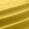 3/4 Sleeve Cotton Linen Shirts for Women Plus Size Crew Neck Solid Color Blouse Side Slit Loose Fit Tunic Tops Yellow view 3