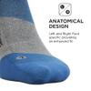 Feetures Merino 10 Ultra Light Cushion No Show Tab Ankle Socks - Wool Socks for Women & Men - Mountain Lake, S (1 Pair) view 3