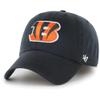 47 Men's Black Cincinnati Bengals Franchise Logo Fitted Hat view 1