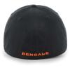 47 Men's Black Cincinnati Bengals Franchise Logo Fitted Hat view 2