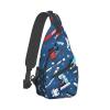 ZISHAK Ice Hockey Print Unisex Casual Diagonal Chest Bag,Multipurpose Crossbody Shoulder Bag Travel Hiking Daypack view 2