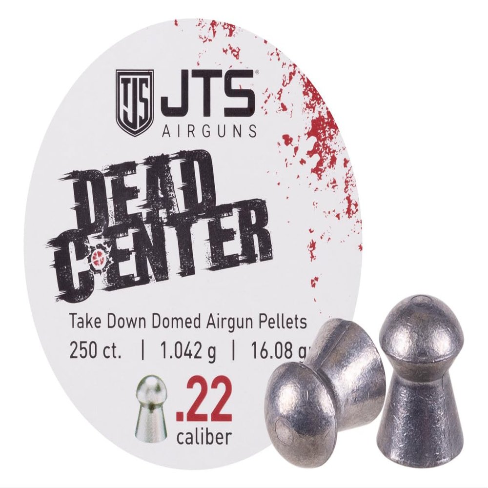 JTS Airguns Dead Center Precision .22 Cal, 16.08 Grain, Domed, 250ct
