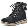 CLIFFS BY WHITE MOUNTAIN Women's Shoes Hearten City Hiker Boot, Black/Fabric, 6.5 W view 1