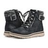 CLIFFS BY WHITE MOUNTAIN Women's Shoes Hearten City Hiker Boot, Black/Fabric, 6.5 W view 2