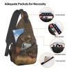 ZISHAK Deer Hunting Unisex Casual Diagonal Chest Bag,Multipurpose Crossbody Shoulder Bag Travel Hiking Daypack view 4