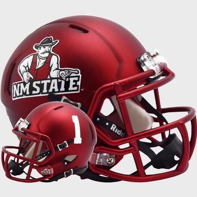 Riddell New Mexico State Aggies Adult College Football Fans Mini Helmet