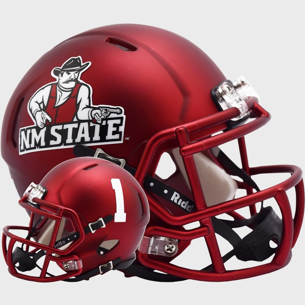 Riddell New Mexico State Aggies Adult College Football Fans Mini Helmet