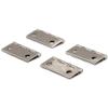 Boat Broad Hinge | Aluminum Silver 1 1/2 X 1 1/4 Inch (Set of 4) view 2