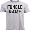 Ann Arbor T-shirt Co. Customized Funcle | Fun Funny Uncle New Baby Pregnancy Maternity Niece Nephew Men T-Shirt-(Grey,2XL) view 1