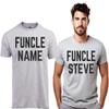 Ann Arbor T-shirt Co. Customized Funcle | Fun Funny Uncle New Baby Pregnancy Maternity Niece Nephew Men T-Shirt-(Grey,2XL) view 3