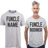 Ann Arbor T-shirt Co. Customized Funcle | Fun Funny Uncle New Baby Pregnancy Maternity Niece Nephew Men T-Shirt-(Grey,2XL) view 4