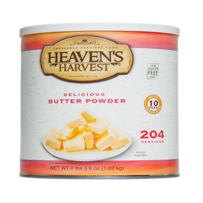 Heaven's Harvest Freeze-Dried Emergency Survival #10 Can (Butter)