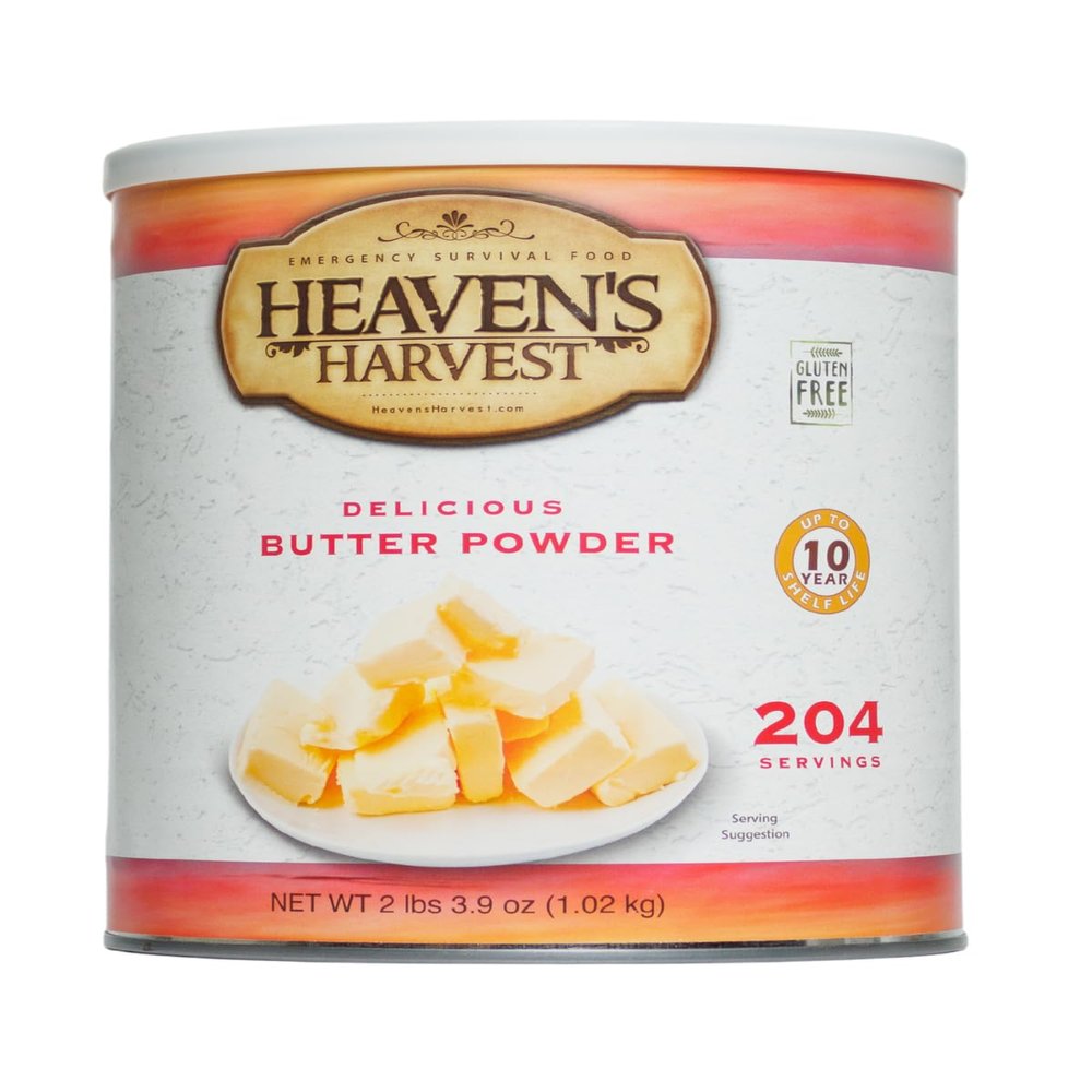 Heaven's Harvest Freeze-Dried Emergency Survival #10 Can (Butter)