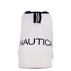 Nautica Boys Girls High-Top Sneakers Lace-Up Trainers Basketball Style Shoes-Oakford Youth-White Smooth,Size 5 view 3