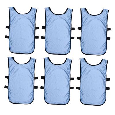 CALLARON 6pcs Lightweight Quickly-dry Training Vest for Boys and Girls Breathable Basketball and Football Jerseys Light for Team Sports and Practice Sessions