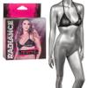 CalExotics Radiance Plus Size Triangle Bikini Top Black view 1