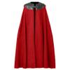 COSDREAMER Men Costume Cloak Witch Cloak Renaissance Medieval Cape (A red, XX-Large) view 1