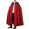 COSDREAMER Men Costume Cloak Witch Cloak Renaissance Medieval Cape (A red, XX-Large) view 3