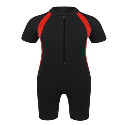 Alvivi Kids Girls Boys One Piece Zipper Rash Guard Swimsuit Anti-UV Tankini Sun Protection Wetsuit Bathing Suit Black 10 Years