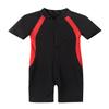 Alvivi Kids Girls Boys One Piece Zipper Rash Guard Swimsuit Anti-UV Tankini Sun Protection Wetsuit Bathing Suit Black 10 Years view 3